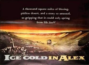daveainsworth63's tweet photo. Film of the day - Ice Cold in Alex (1958) Excellent war drama based on the novel by Christopher Landon starring John Mills, Sylvia Syms, Anthony Quayle and Harry Andrews @BBCTwo 2.25pm this afternoon #IceColdInAlex #JohnMills #SylviaSyms https://t.co/BdwE5YLSwN