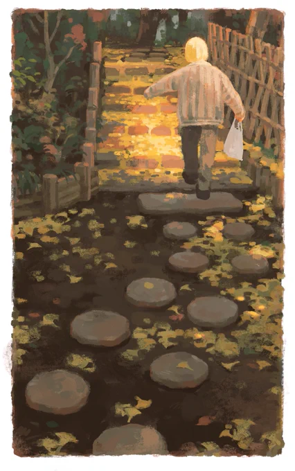 黄金色の道 / 2024.11