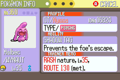 Today while streaming for #Ranchweek we managed to find TWO shiny Wynaut babies! One over odds at 11614 and the other under odds at 7985! Welcome to the family and ranch Prosecco and Malbec (Running gag that they are all named after wine because, "why not"?)