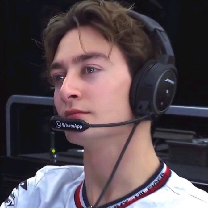 simplysasya's tweet photo. #3363 rustappen au — driver x race engineer. 

max will always find a way to flirt with george and it makes his sassy yet pretty race engineer frustrated. the whole f1 community always looking forward to their team radio moments such as this one. https://t.co/pyjovXZDJt