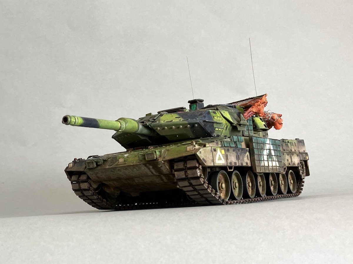 Strv.122くんでけた。 #戦車模型 #scalemodels #模型戦車道