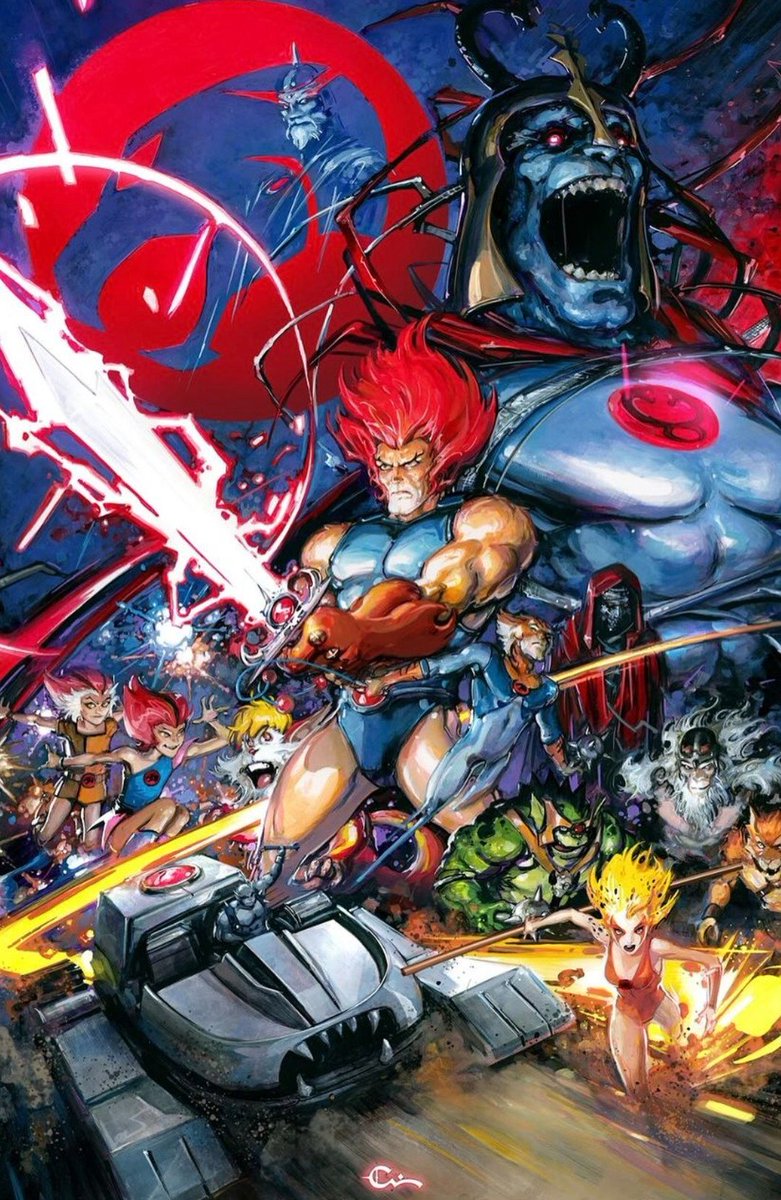 #Thundercats. Ilustración de Clayton Crain.