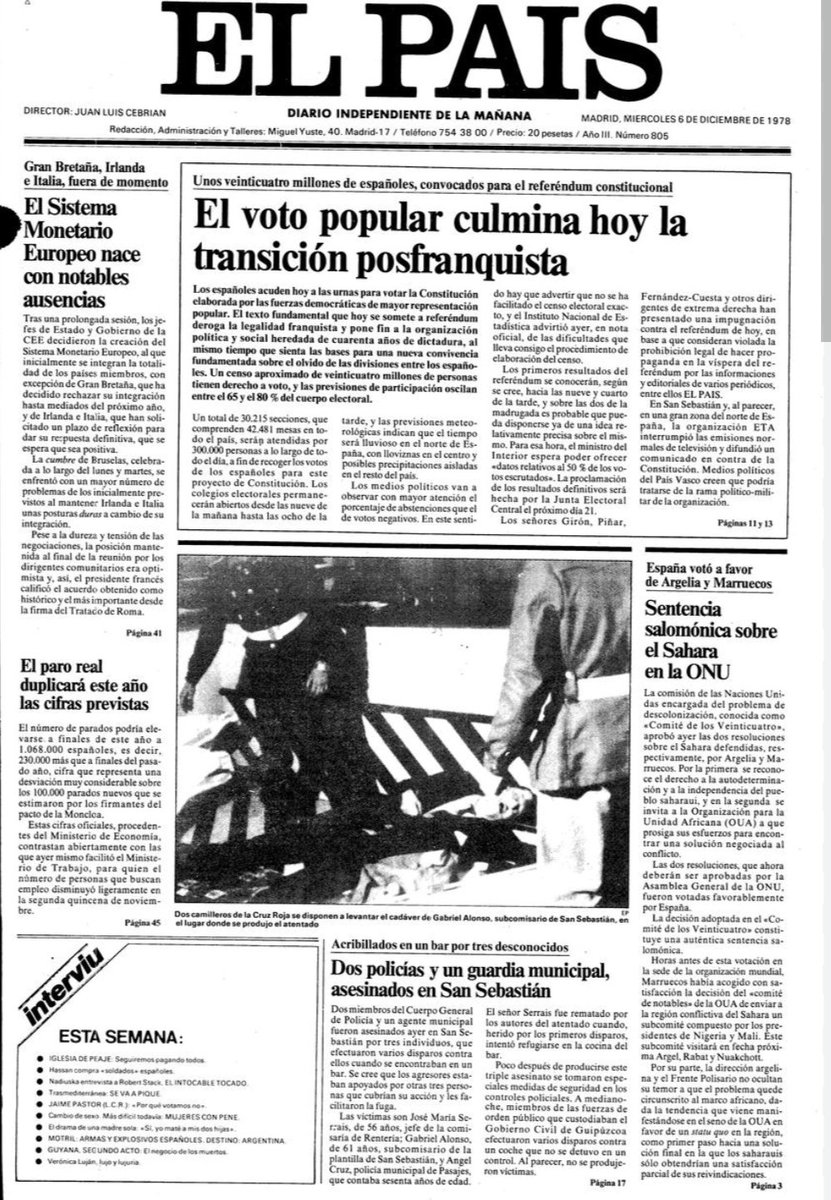 🌟 Hoy tenemos un gran motivo para la celebración. 🎇

🇪🇦 Conmemoramos que España es un #EstadodeDerecho 🆓

📜 Feliz día de la CONSTITUCIÓN. 🌳