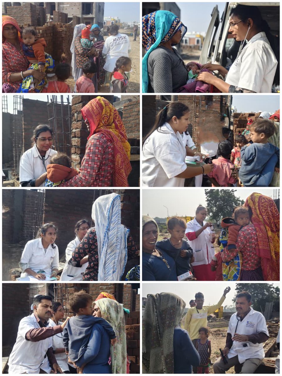 #RastriyaBalSwasthyaKaryakrm 
આજરોજ રેલ્વે ફાટક વિસ્તાર ગોડાદરા ખાતે નવા બાંધકામ થતાં વિસ્તારમાં બાળકો નાં આરોગ્ય ની તપાસ કરવામાં આવી.જરૂરિયાત ધરાવતા લાભાર્થીઓને સ્થળ પર સારવાર &amp;સંદર્ભ સેવા આપવામાં આવી.RBSK TEAM SRC-0947, MHT NO -1240839.SMC <a href="/GujaratSHRBSK/">Gujarat SH (RBSK) Rashtriya Bal Swasthya Karyakram</a> <a href="/GujHealth/">Gujarat Health</a> <a href="/NHMGujarat/">NHM Gujarat</a>