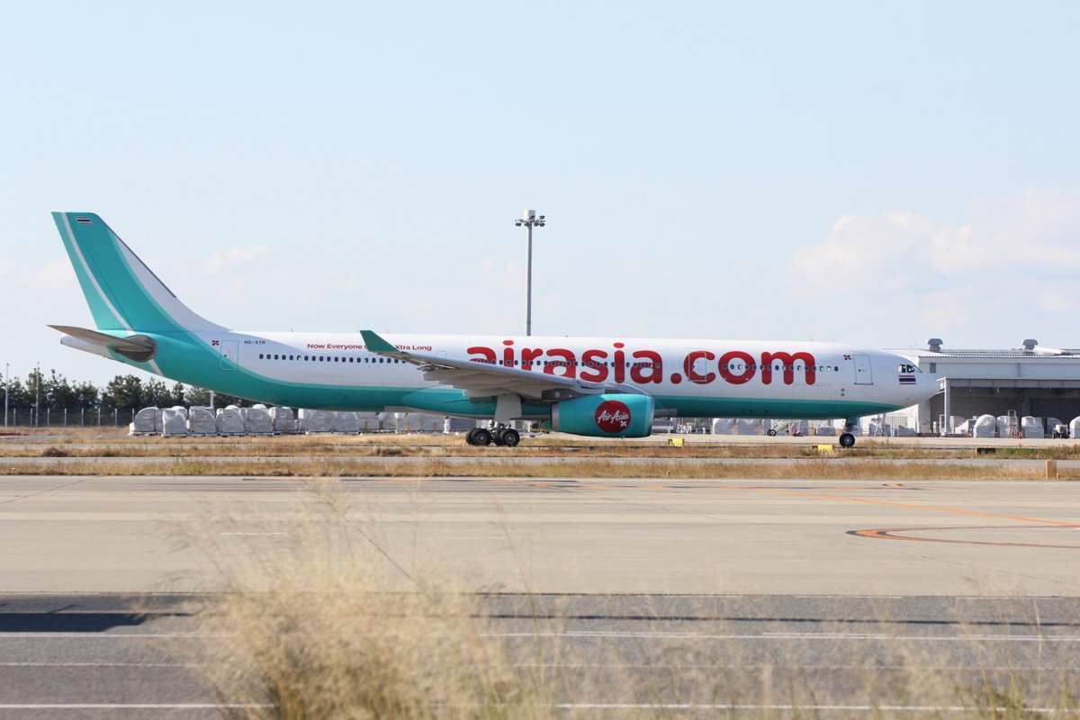 XJ613 HS-XTR A330-343 Thai AirAsia X Green Prime Livery 2025.12.6