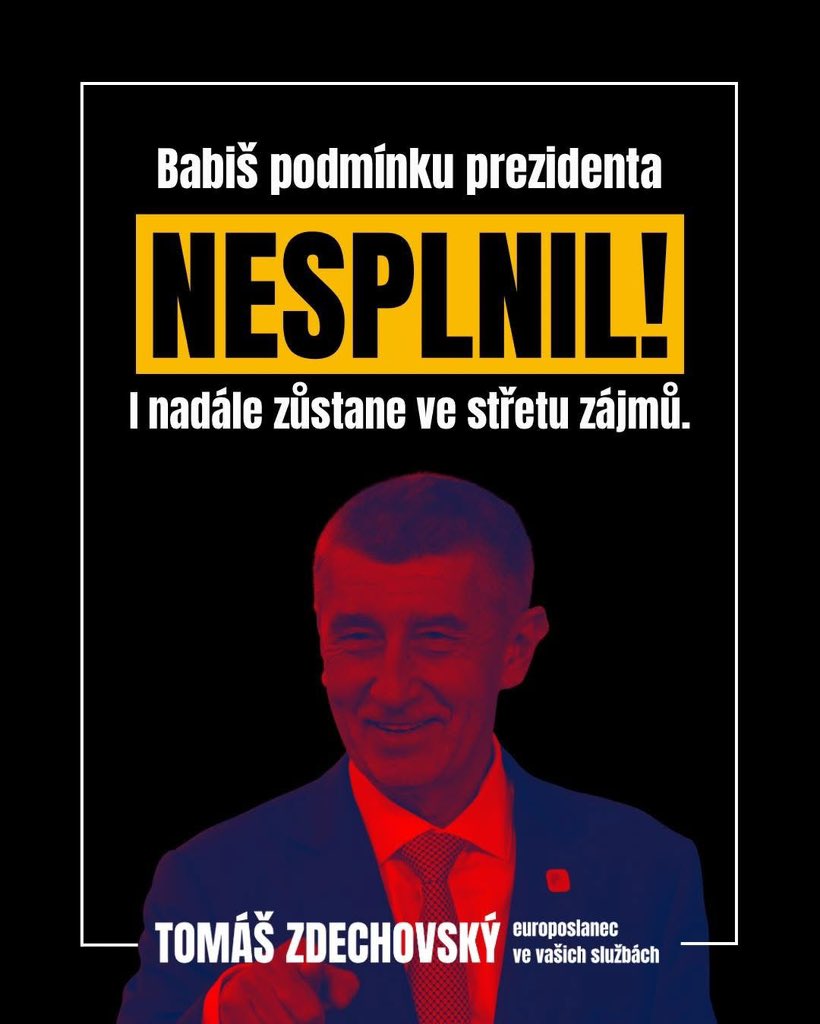 Tomáš Zdechovský tweet media