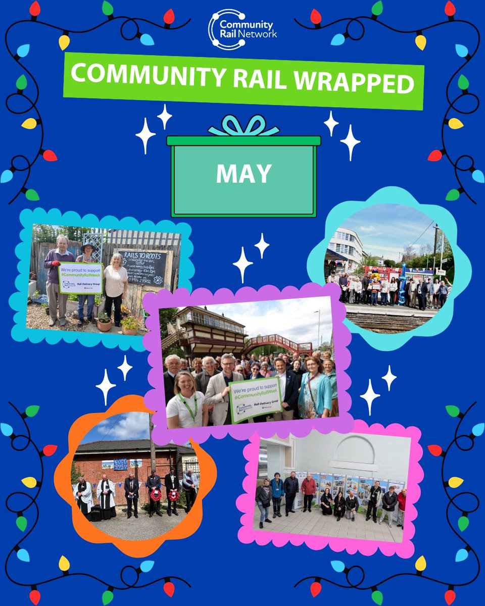 CommunityRail's tweet photo. May is always a big month in the #CommunityRail calendar 📆 #CommunityRailWrapped

Over 130 community-led events took place across Britain during #CommunityRailWeek, including our special launch event in Haltwhistle with @TVCRP ⬇️🧵 @RailDeliveryGrp https://t.co/ToHgDsNB9W