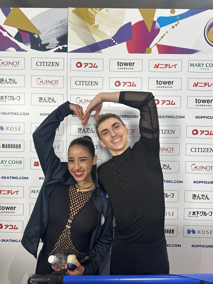 goldenskate's tweet photo. Dania Mouaden / Theo Bigot 🇫🇷 89.84

Dania:We are very happy today, and every part of the program is great. We chose this music because it have the good energy and the music is so cool. We love that,it’s awesome.

#figureskating #jgpfigure #jgpfinal https://t.co/5P3u7cCbG0