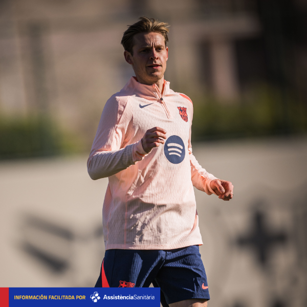 FCBarcelona_es's tweet photo. ❗ 𝗖𝗼𝗺𝘂𝗻𝗶𝗰𝗮𝗱𝗼 𝗺𝗲́𝗱𝗶𝗰𝗼

▶ Fermín y De Jong han recibido el alta médica y entran en la convocatoria del #BetisBarça https://t.co/AmqQoRFMV4
