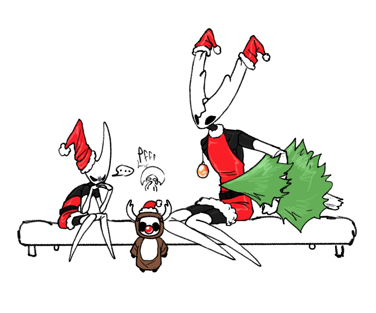Boopie1002's tweet image. They are preparing diligently for the holidays 

#hollowknight
