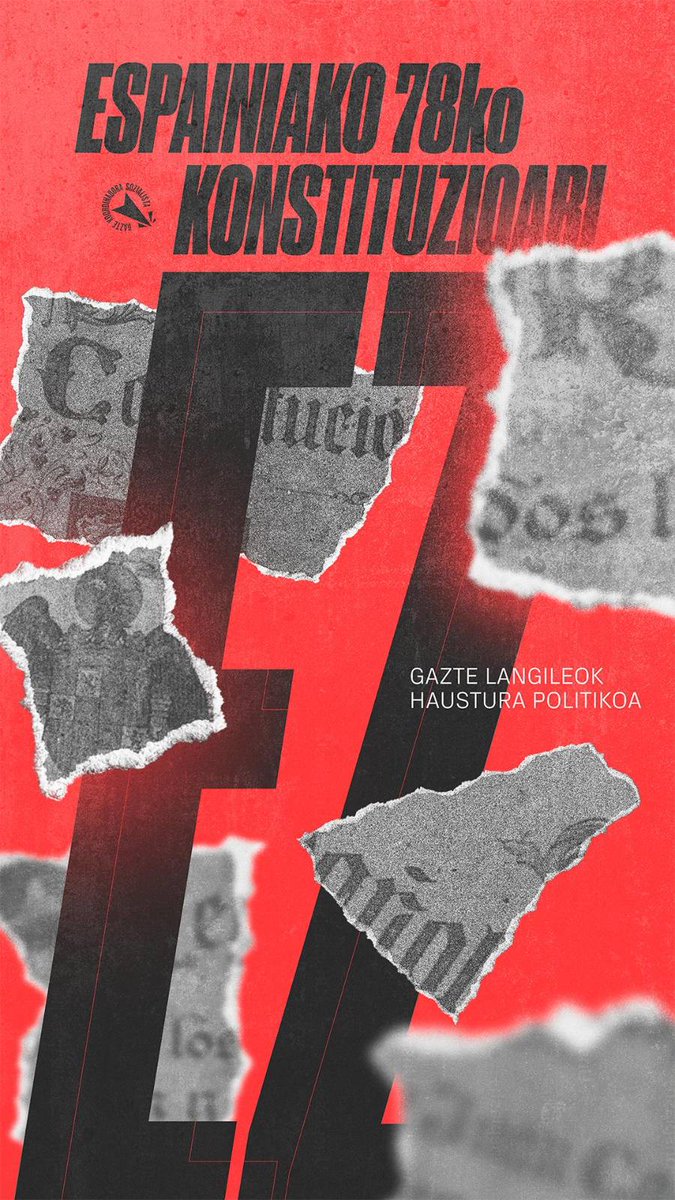 GKSozialista's tweet image. 78ko konstituzioa diktadura frankistaren jarraipena da, faxismoari ateak itxi baino zuritu eta legitimizatu egiten baitu.  

Konstituzkoari ezetza eman eta Espainiako erregimenarekiko haustura aldarrikatzen dugu. Euskal estatu sozialistaren alde borrokatzen jarraitu behar dugu.