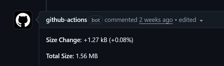 reyronald's tweet image. I removed 1,448 lines of custom LESS code and replaced it with TailwindCSS classes... and my bundle size increase by +1.27 kB

Insignificant, but surprising outcome, I was expecting the bundle size to come down, not go up