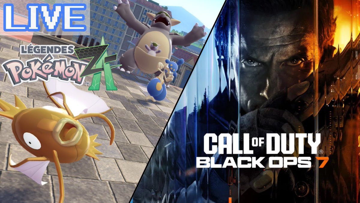 このあと18:00〜のんびり配信始めます🎮

前半はポケモンZAで色違い交換会♻️
後半はCOD:BO7マルチプレイ！

youtube.com/live/2HpWqGkxn…