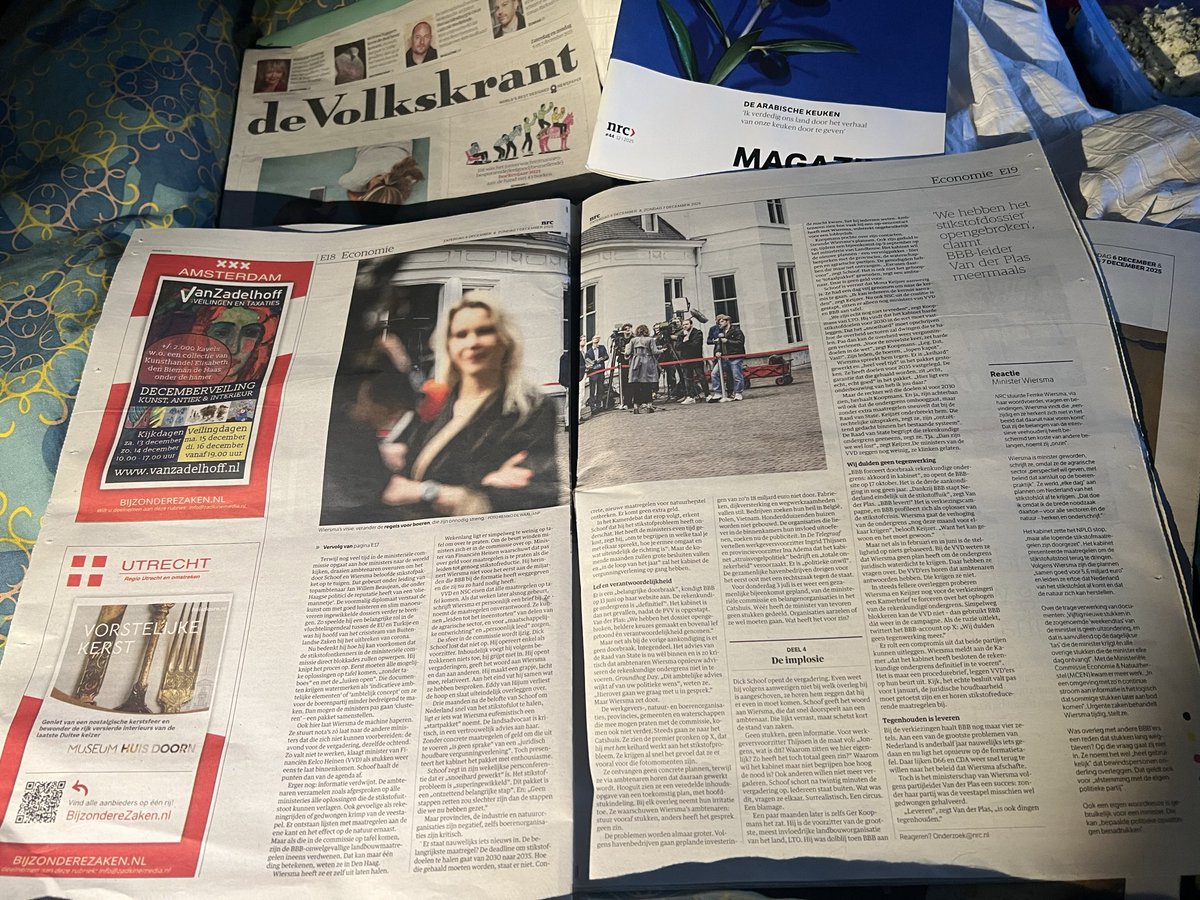 Notabene drie spreads voor de nieuwste karaktermoord van <a href="/nrc/">NRC</a>. Ditmaal is Wiersma de klos. Uiteraard met anonieme bronnen, nare frames en tendentieus verdraaide feiten. Let wel, vanaf haar aantreden is ze door haar eigen ambtenaren pootje gehaakt, ze deden er álles aan om haar
