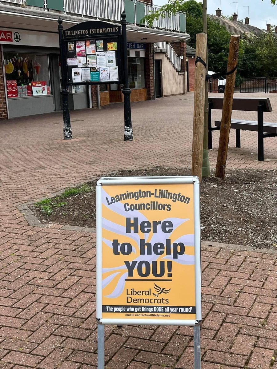 Cllrs Amanda Stevens and Sarah Boad will be in Crown Way from 10 - 11 a.m this morning - look for the yellow board!! <a href="/sarahboad/">Cllr Sarah Boad CEng🔶</a>