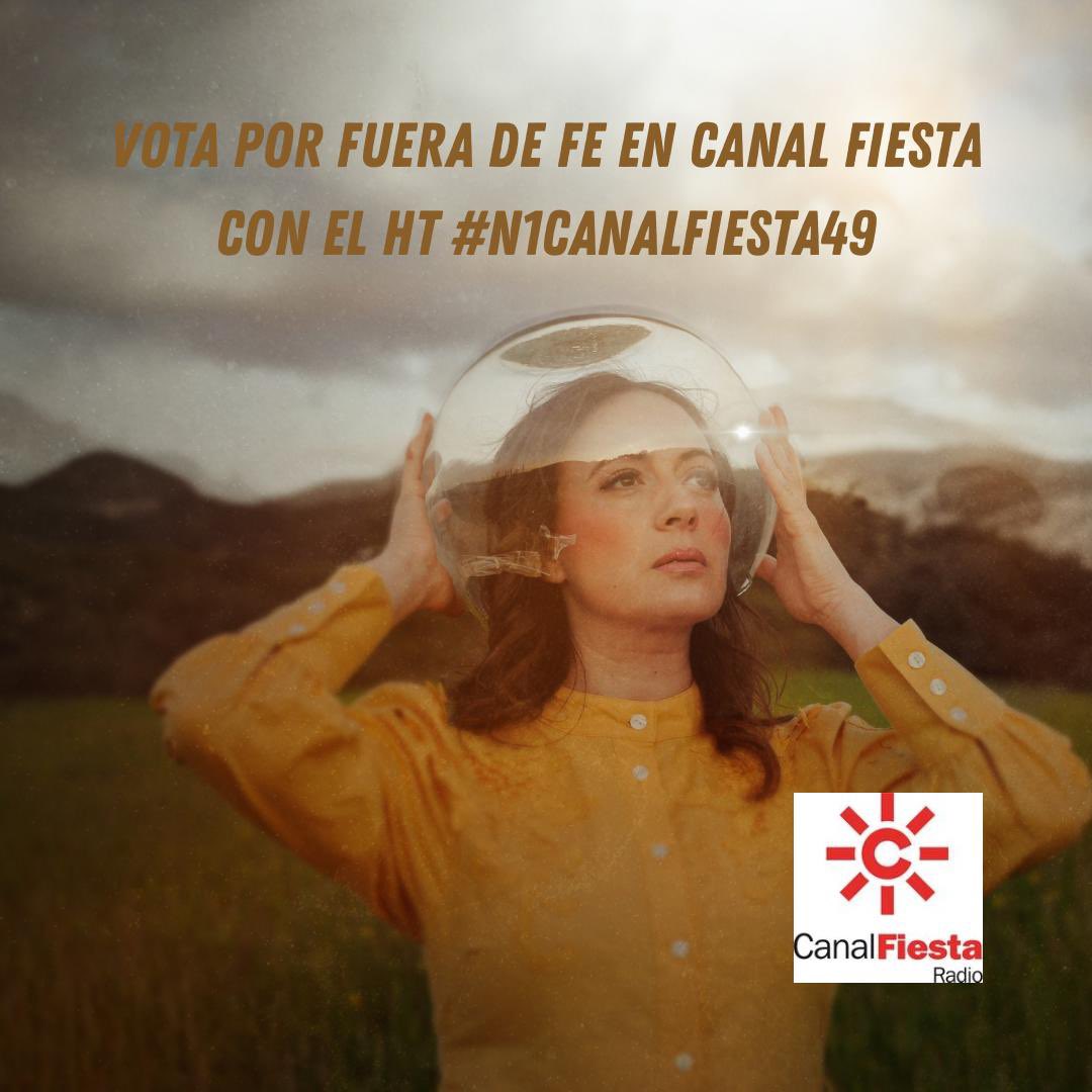 Buenos días de sábado 🥰

Hoy votamos por “Fuera de fe” con el hashtag  #N1CanalFiesta49. ¡Estamos súper felices de ir avanzando cada semana! Y eso es gracias a que nos echáis una mano con los votos, así que GRACIAS❤️

Posdata: nos vemos mañana de concierto en FARAJÁN a las 18h