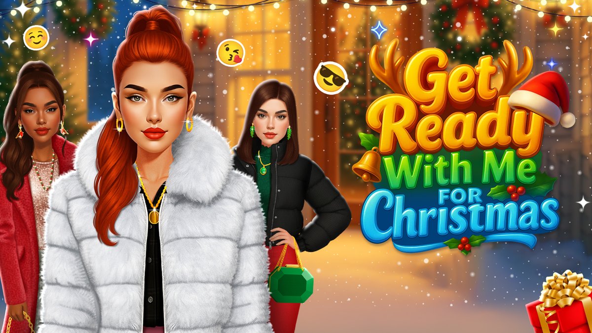 Cutedressup1's tweet photo. Get Ready With Me for Christmas -  New Game From https://t.co/vKYEomdH9h

Play It Now: https://t.co/pwt4cue81j  

#dressup #cutedressup #girlgames #christmas #holidaygames #wintergames https://t.co/5UEatA0QYI