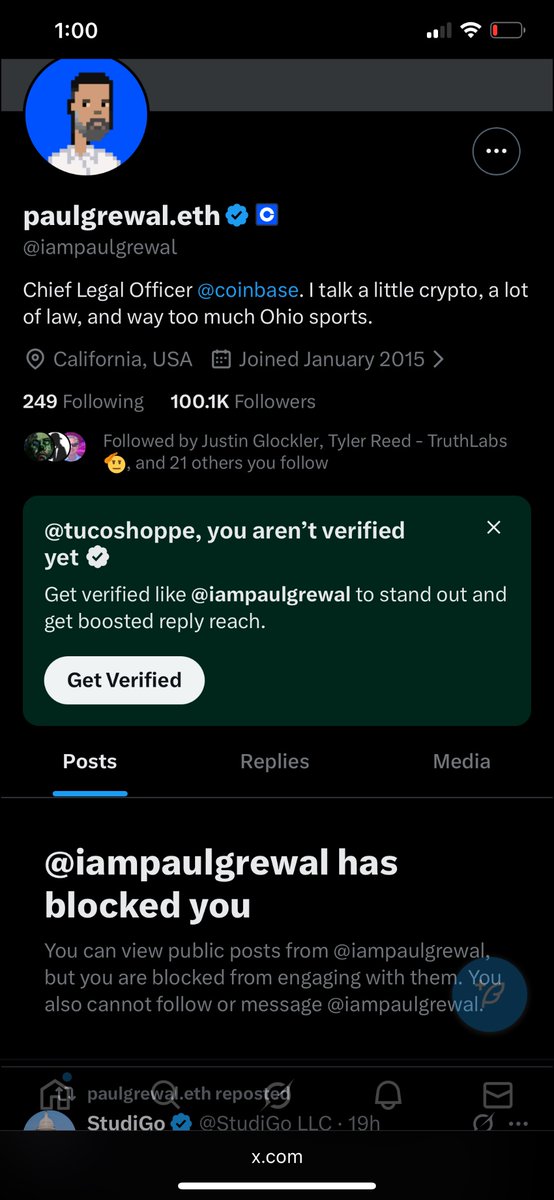 $Wluna …Your move <a href="/brian_armstrong/">Brian Armstrong</a> #Coinbase (I’d tag <a href="/iampaulgrewal/">paulgrewal.eth</a> but for some reason he blocked me🤣) #Altseason
