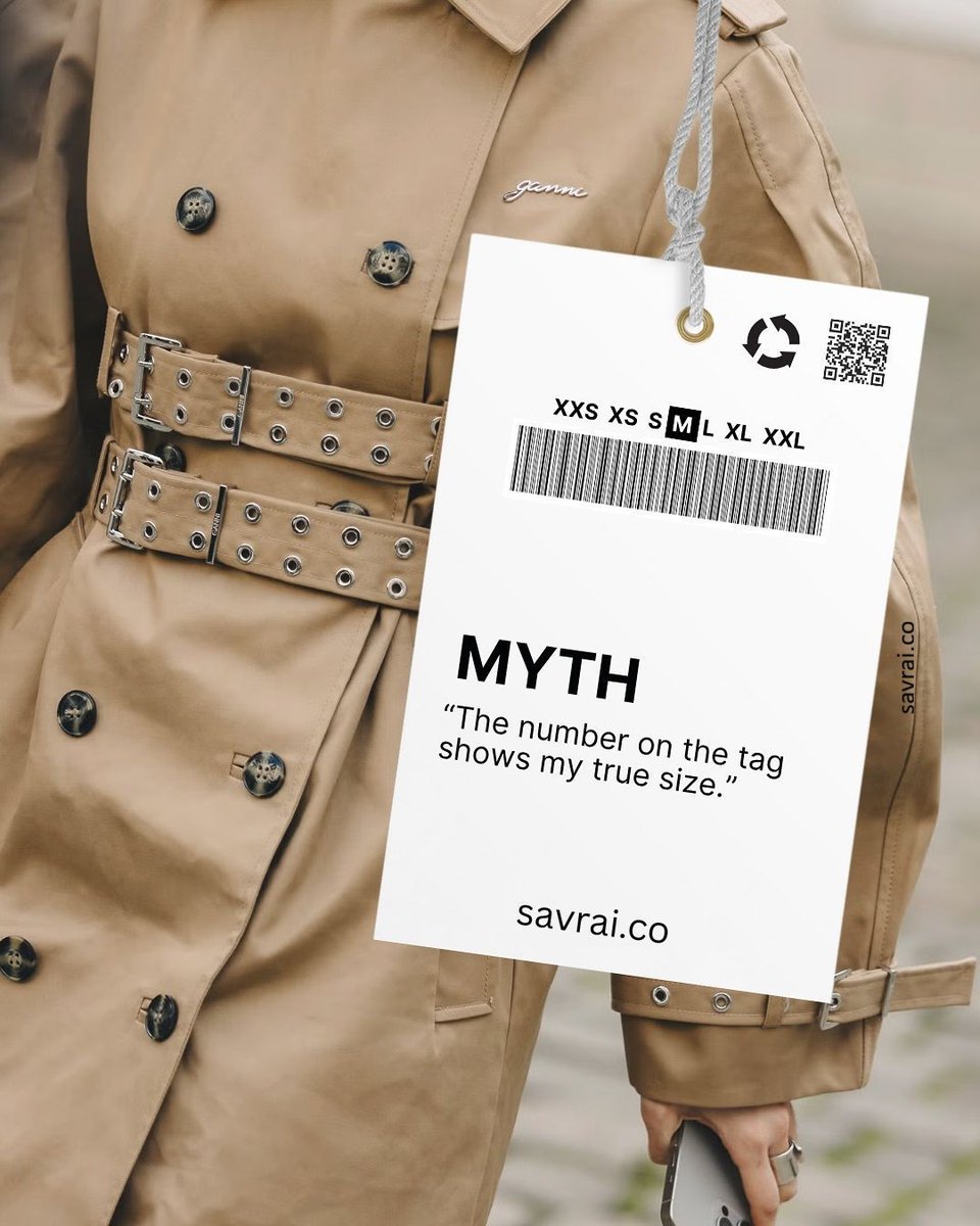 Savr_Ai's tweet image. Size tags lie.
Your body doesn’t.

Stop letting numbers decide how you feel. SavrAI is here to help.
#SavrAI #FashionTruth #BodyConfidence