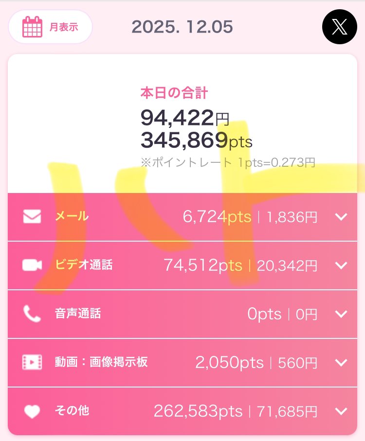 hato_5656's tweet photo. え、9万超え⁉️めっちゃ稼いでる〜‼️✨

ように見えるよね😂

ホテル代+ホテルボーナスの71000円がこの日にまとめて入ったので9万超え風に…✨✨(本当は23000円🤫) https://t.co/lU7x5l9F5d