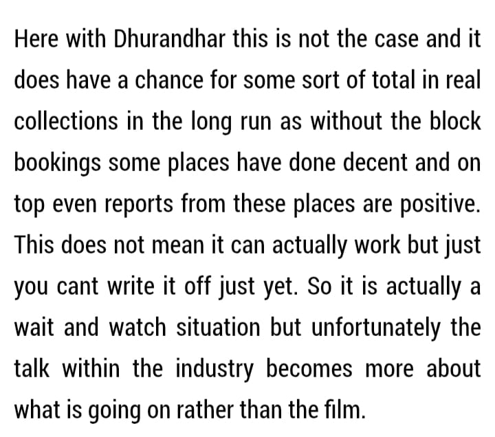 TradeBOC's tweet photo. Do you have any SHAME @YamiGautam and @JioStudios? The whole industry & trade are laughing at your FRAUDS & Hypocrisy.
All prominent portals like #BoxOfficeIndia, #AddaToday, @RajBansal9 and other HONEST people have EXPOSED your FAKE collections & SELF-BOOKINGS.
Hiring jokers like @Apna_Bollywood & @Nilzrav. Telling them to make FAKE accounts and trolling those who are reporting FACTS.
Now keep abusing others and their families but that won't save your MOVIE.
#DhurandharReview #DhurandharFrauds #RanveerSingh #Dhurandhar