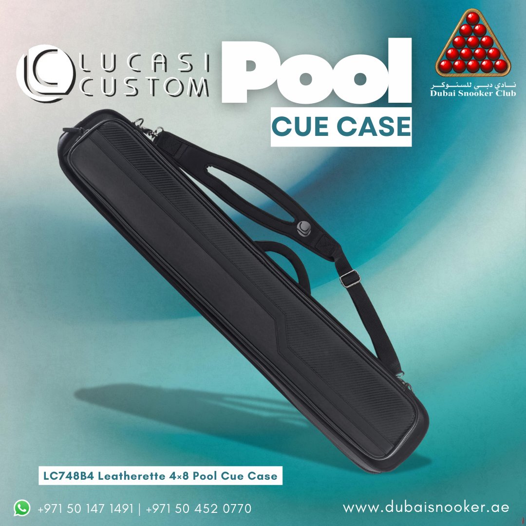 SnookerDubai1's tweet image. Lucasi Leatherette Cue Case | Holds 4 Butts &amp;amp; 8 Shafts.

🌐dubaisnooker.ae

#lucasi #cuecase #poolcuecase #billiardcuecases #billiardcue #poolcue #billiards #poolplayers #billiardlovers #foryoupage❤️😍