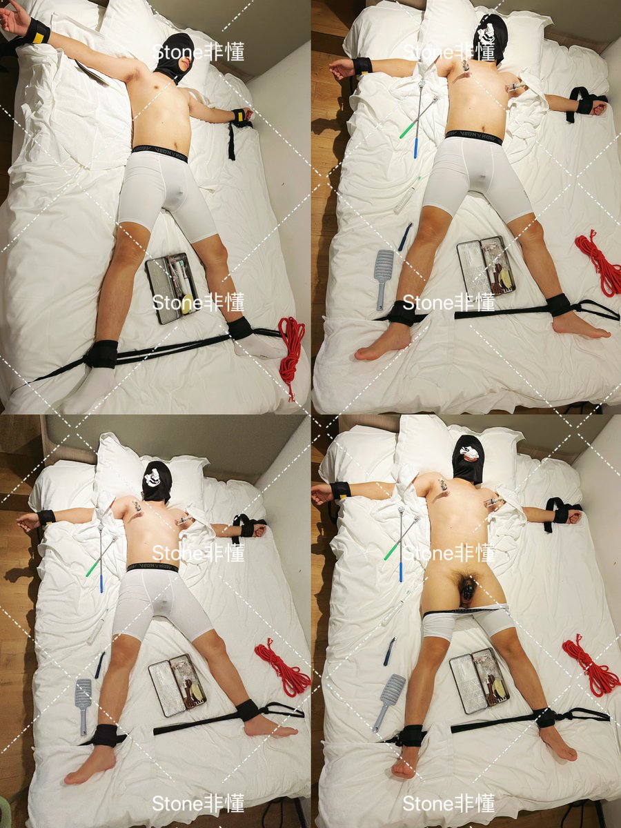 研究牲之高能大笑两小时
42.5码，嫩嫩的脸，玩起来可带劲了
被挠了戴着锁还不停的流水