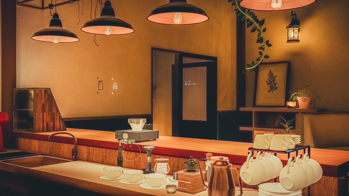 Neomance's tweet photo. Rainy Café In The Night City
雨の降る夜の街のカフェ

World : 雨見る喫茶店～Rainy cafe～
Author : sizimityper

World URL :
https://t.co/7JkyHKkbjS

#VRChat_world紹介 #Neo写真 https://t.co/VIGBakItHf
