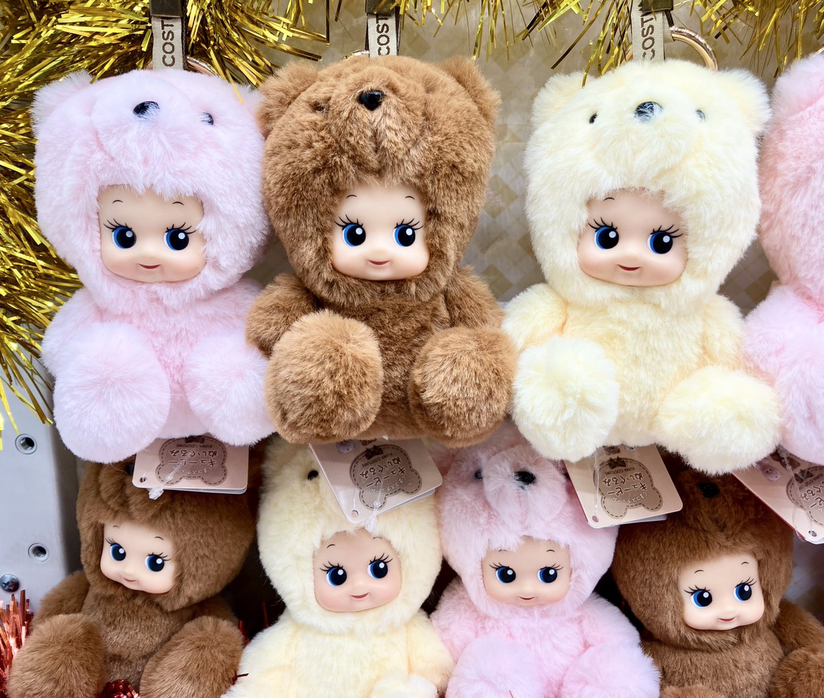 アンティーク キューピー人形クマのコスチュームぬいぐるみ プライズ