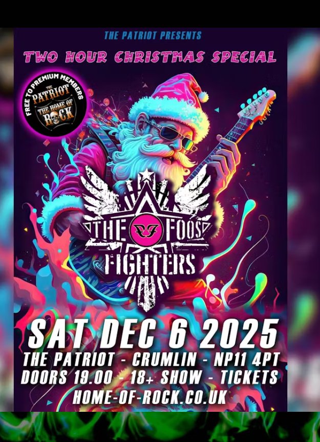 Going to see these mad men again up the Patriot tonight ⚡F'sF⚡ Can't wait <a href="/FoosFighters/">Foos Fighters</a>