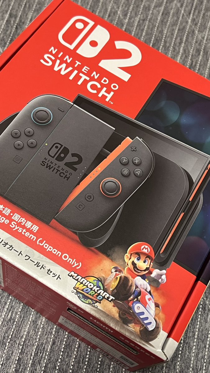 qp1sp's tweet photo. Switch2やっと買えた！
やっぱりデカい https://t.co/lKCn4ZqQQ7