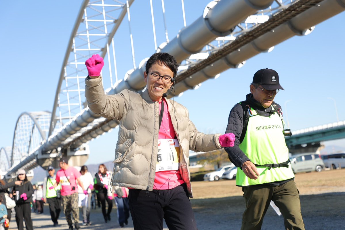 ウォークはよしもとスポーツ最強の布陣で挑んでます🏃‍♂️✨