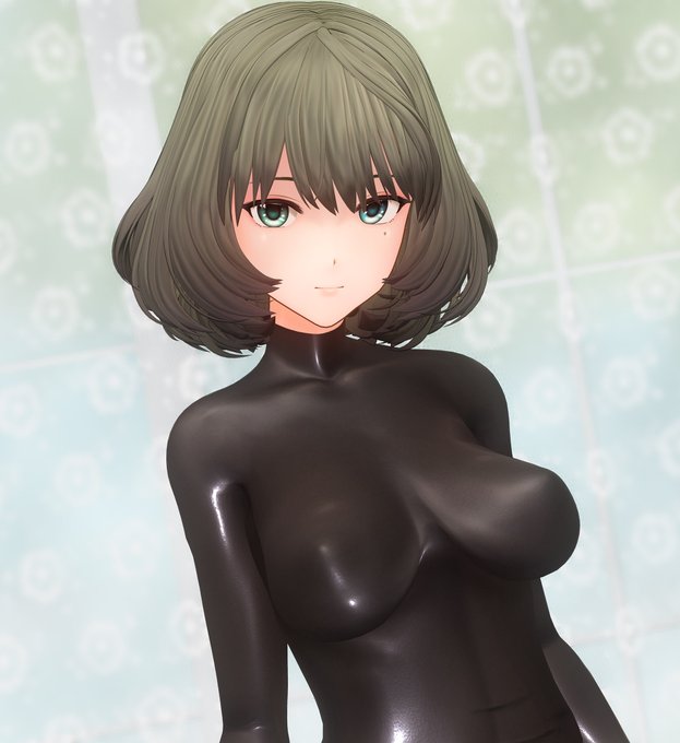 楓さんを久々に調整して気持ち小顔に。
髪モデルもblenderでバランス弄ったけど、もうほとんど印象は変わらないね
上向き甘食型の胸がお気に入り∧(川ヮO)∧ 