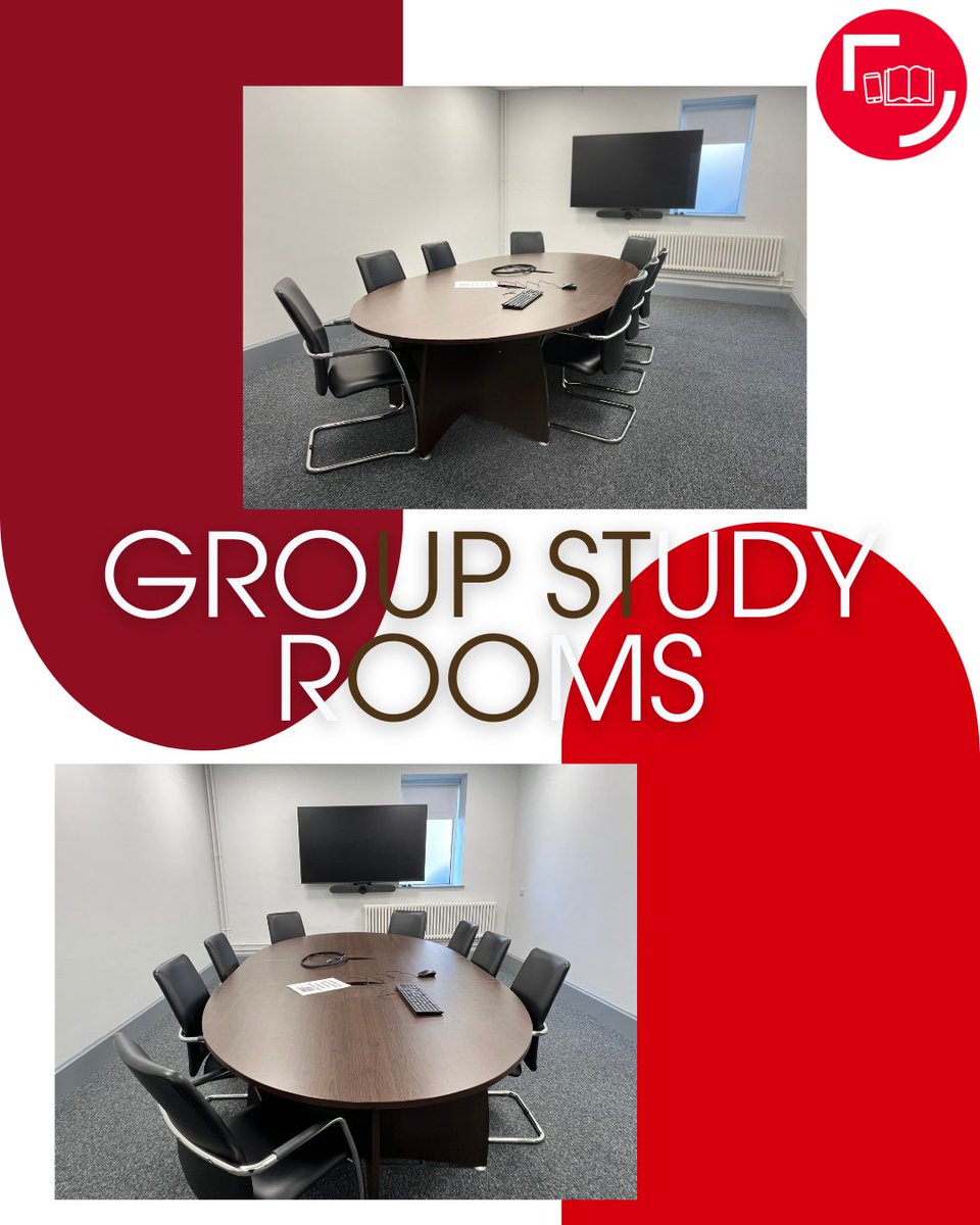 QUBLibrary's tweet photo. Christmas came early to the Medical Library 🤩

Our group study rooms 1 and 2 are finished their refurb and are now equipped with screens and webcams. If you want to up your group study game, come visit us 🖥️📚💼 

#MedicalLibrary #GroupStudy #StudyTogether #LibraryUpgrades https://t.co/0qSWjXuxd0