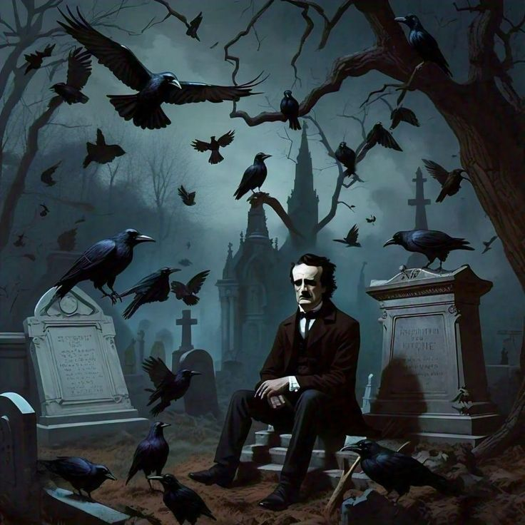 ChristineV8's tweet photo. "Ah, distinctly I remember
it was in the bleak December
And each separate dying ember
wrought its ghost upon the floor.
Eagerly I wished the morrow
vainly I had sought to borrow
From my books surcease of sorrow
sorrow for the lost Lenore."
~ Edgar Allan Poe
#HorrorSaturday https://t.co/DnkUvbcgzS