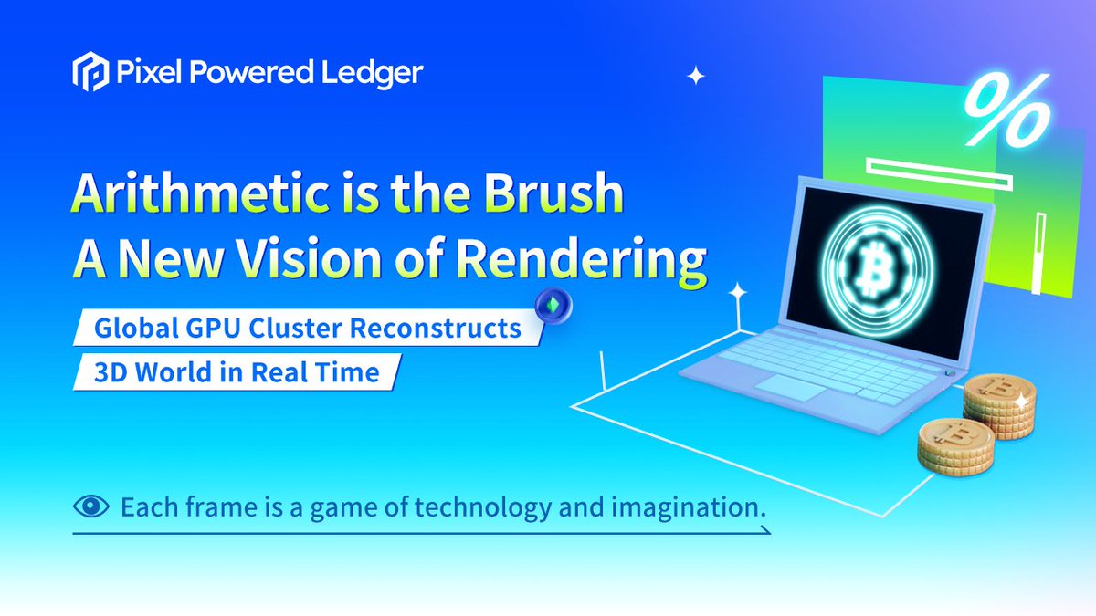 🦅 Data &amp; compute: the fuel of tomorrow.

But it's locked in silos. We're unlocking it with Pixel Powered Ledger's iris-secured wallets and 3D decentralized malls.Turn your hardware into rewards. 

How would you spend your passive crypto earnings?

#Blockchain #DePIN  #Crypto