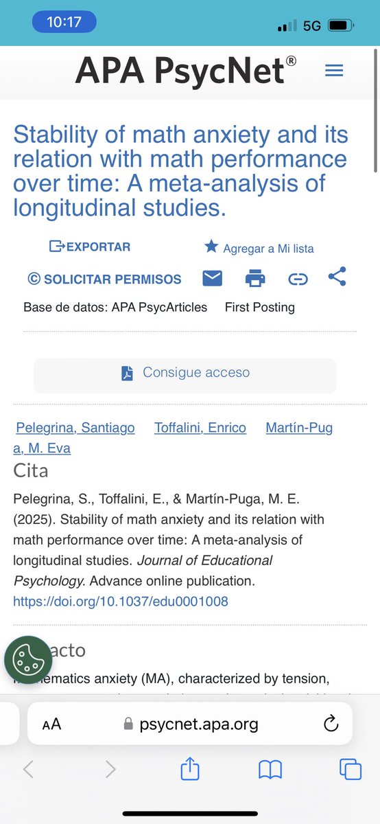 😰 La ansiedad matemática es como un rasgo de personalidad: se vuelve más estable con la edad y tiende a reforzarse con el bajo rendimiento. Un metaanálisis con 40.000 estudiantes confirma el ciclo: menos notas → más ansiedad → peores resultados.
🚨 La clave está en intervenir