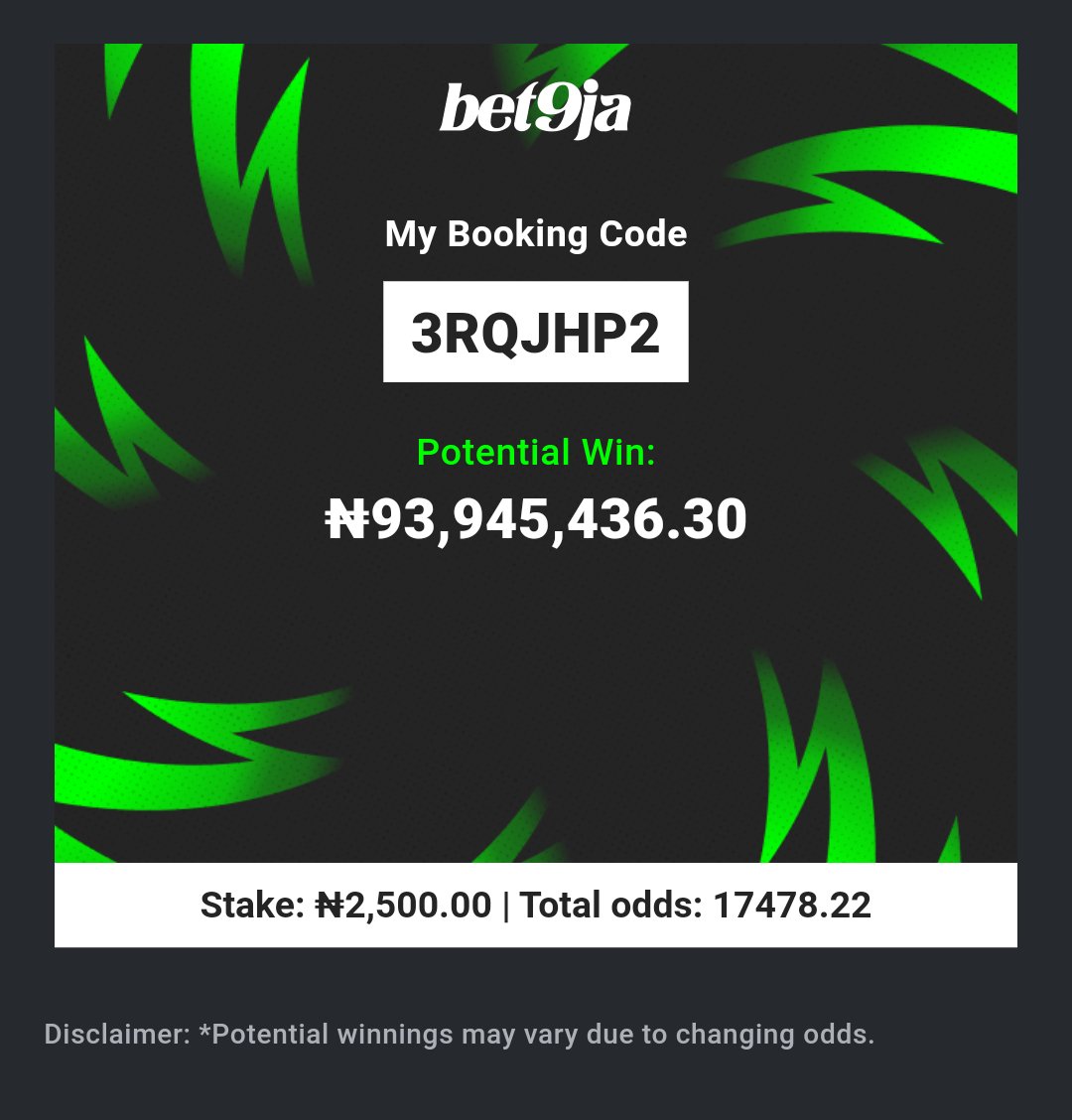 mrgnsports's tweet photo. 17k+ Odds Banker ⚽⚽ Tossing on Bet9ja 

Today's 1up and overs accumulators 🎉🎉🎉

#Bet9jacode 👉 3RQJHP2

Do your +/- LA Boom 💥💥💥

Good luck to us 🙏 more edits here 👉 https://t.co/x6R80voCJr https://t.co/5XIzEWNsf7