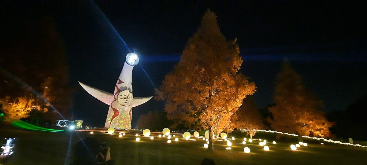 KansaiPhotos's tweet photo. Illumination at Banpaku https://t.co/taLDFoO6uK