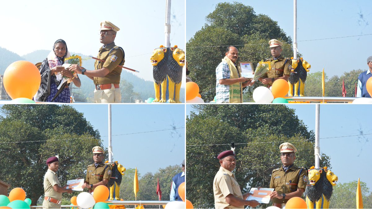 spkandhamala's tweet photo. 63rd #HomeGuardRaisingDay was celebrated by Kandhamal Police at RO Ground, Phulbani, Kandhamal.
Honouring the discipline, dedication and supportive service of our Home Guards personnel.
#KandhamalPolice expresses appreciation for their unwavering commitment to maintaining public safety and supporting policing efforts. @DGPOdisha @odisha_police @igpsr