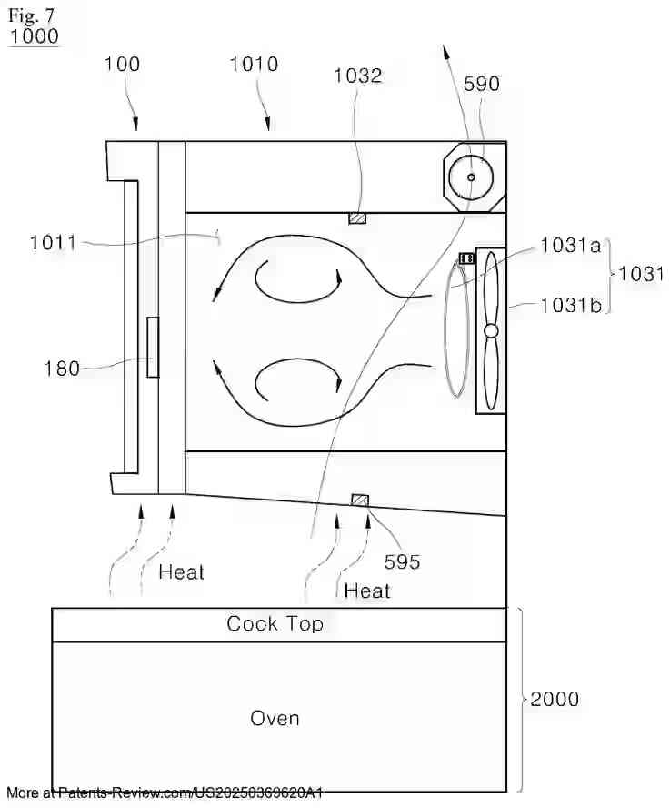 PatentPulse's tweet image. 📢 New patent application alert: #US20250369620A1 by #LGElectronics!

Explore a #CookingAppliance with a digital controller door designed to enhance #VoiceRecognition performance. Features include:
- Main portion with a food cavity &amp;amp; functional components
- Display door with user