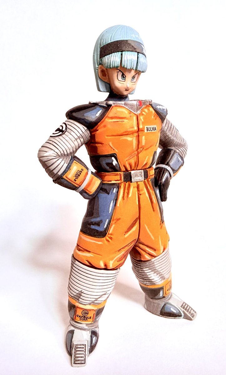 HG◇ドラゴンボールAnother◇ブルマ◇小改修 アニメ調塗装済み完成品