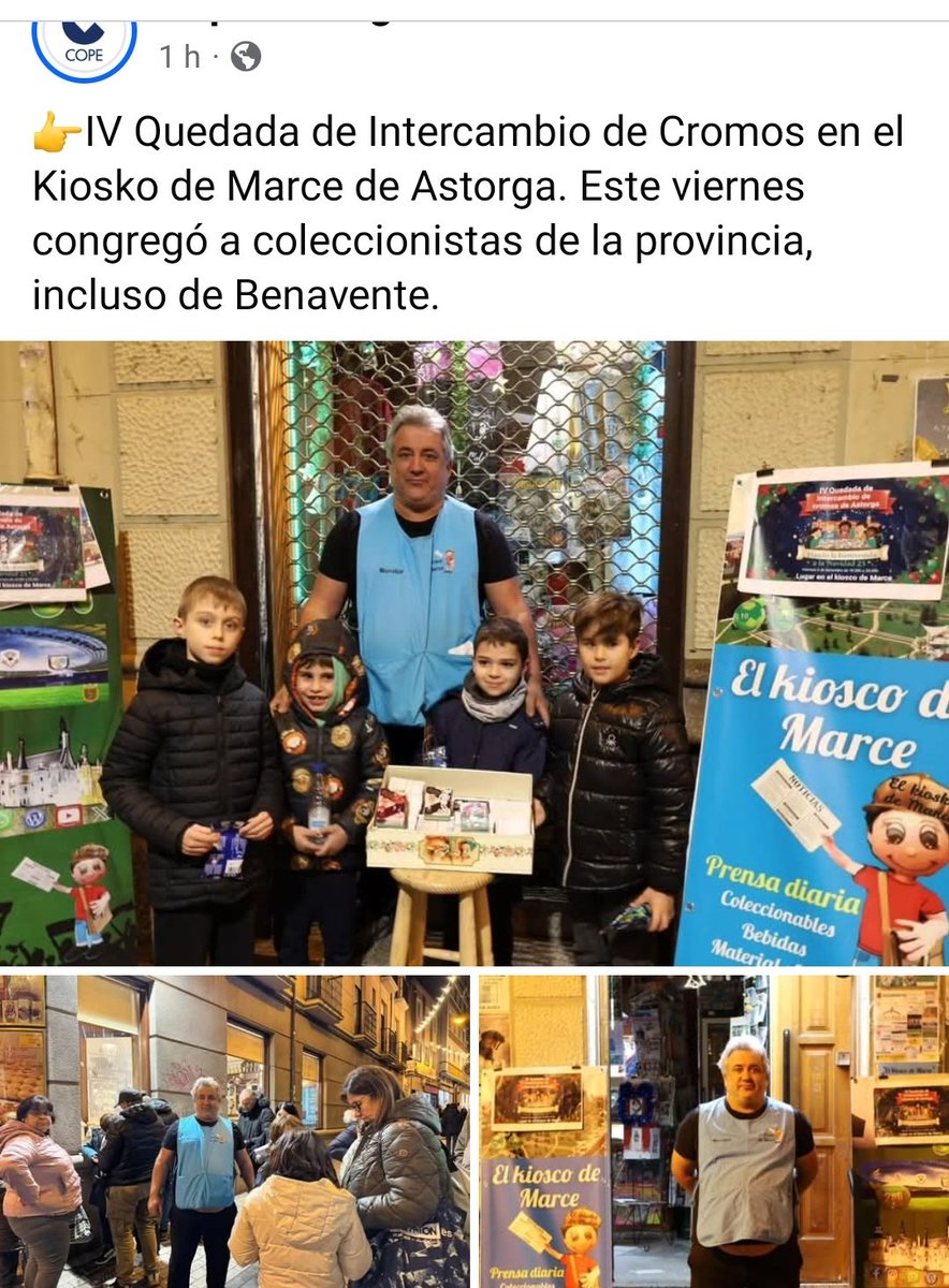 ElKioscodeMarce's tweet image. La IV QUEDADA DE INTERCAMBIO DE CROMOS DE ASTORGA fue un éxito y se han echo eco de ellos @elfaroastorgano, @AstorgaCope, @diariodeleon y #AstorgaDigital