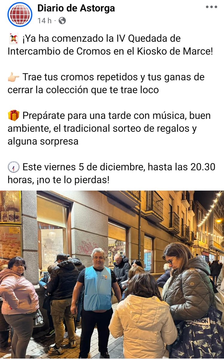 ElKioscodeMarce's tweet image. La IV QUEDADA DE INTERCAMBIO DE CROMOS DE ASTORGA fue un éxito y se han echo eco de ellos @elfaroastorgano, @AstorgaCope, @diariodeleon y #AstorgaDigital