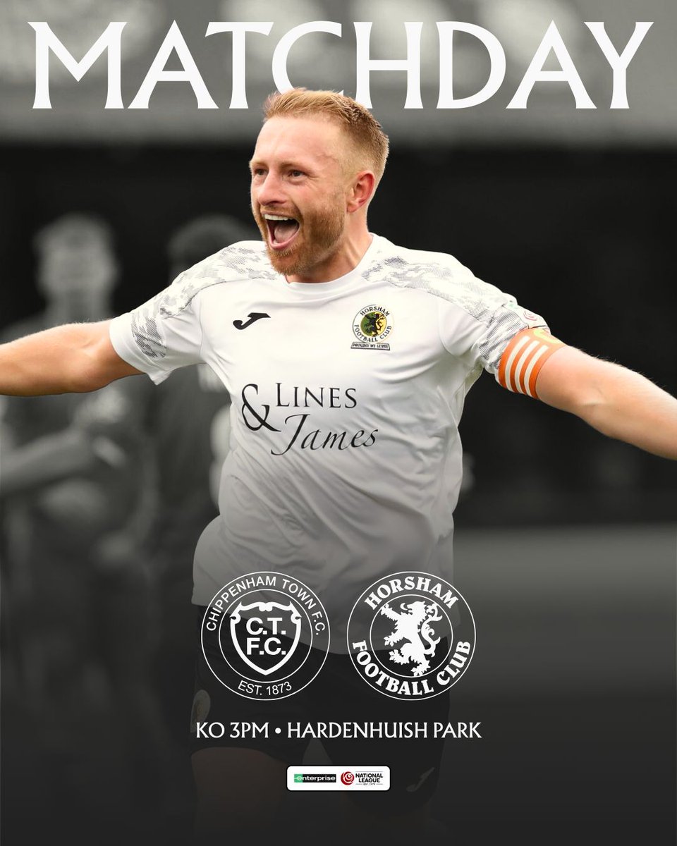 HorshamFC's tweet image. Matchday 🚌 

🆚 @ChipTownFC 
🏟️ Hardenhuish Park, SN14 6LR
🕒 3PM KO
🏆 @NL_Enterprise South
📻 radio-lard.mixlr.com 

See you in Wiltshire!