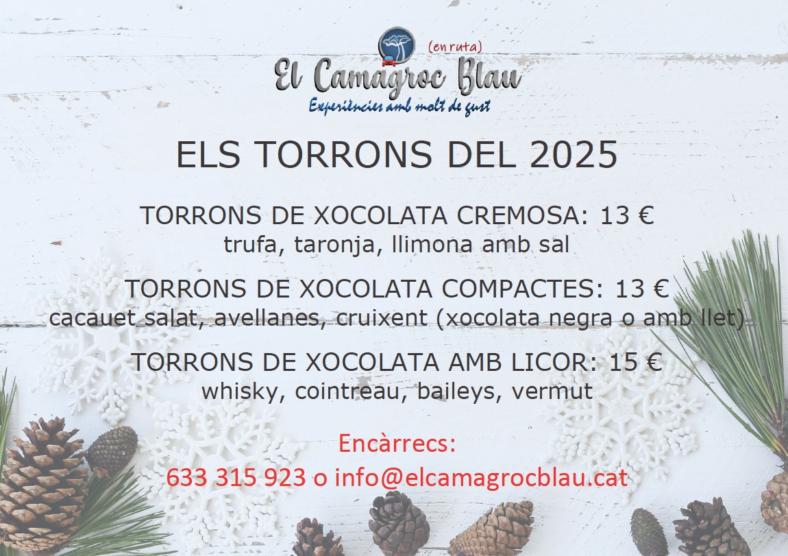 elcamagrocblau's tweet photo. ELS TORRONS!! Artesans de veritat i deliciosos!🤤
Encàrrecs oberts fins esgotar xocolata.😁
✍️🏼633 315 923 o DM.

Punts de recollida:
-Sabadell: @cauerrant, crta. Barcelona, 268.
-Terrassa: #CanBombolla, c/Nou de St Pere, 27.
-Barcelona: @mercatdelninot.
-Altres zones: parlem-ne! https://t.co/TUFJmCmo3z