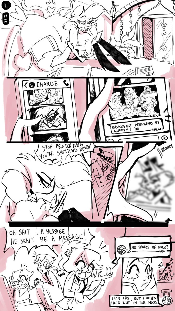 MysteryMartist's tweet photo. A short 4-page story, here are the first two while I clean up the other two <3
(read from left to right)
#huskerdust https://t.co/etBVC3YYr2