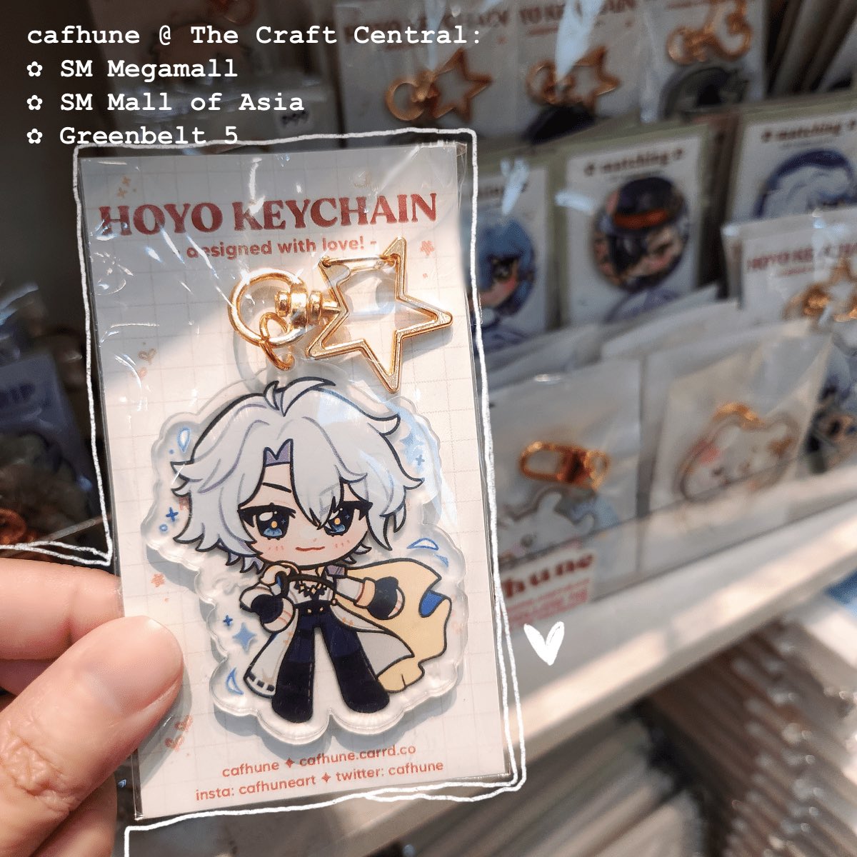cafhune's tweet photo. Got a space in SM mall of asia now! 💖💫
come visit my merch~ https://t.co/6O99HOSuL2