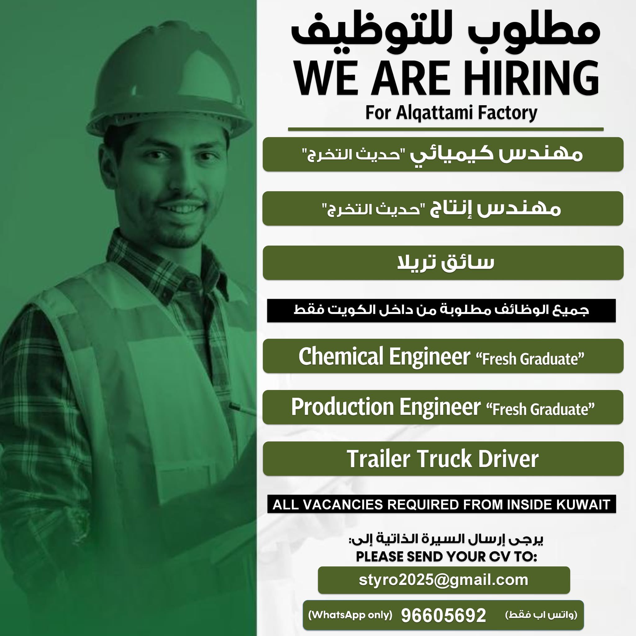 Image ADNOC Project Job Vacancy | Engineers, QC Inspectors, Supervisors | Galfar Emirates | Oil & Gas Jobs UAE