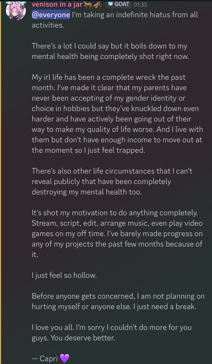 CaprielleVT's tweet image. Important announcement